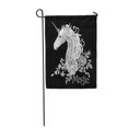 thumbnail image 1 of JSDART White Floral Pattern Dog Roses and Forget Me Not Garden Flag Decorative Flag House Banner 28x40 inch, 1 of 1