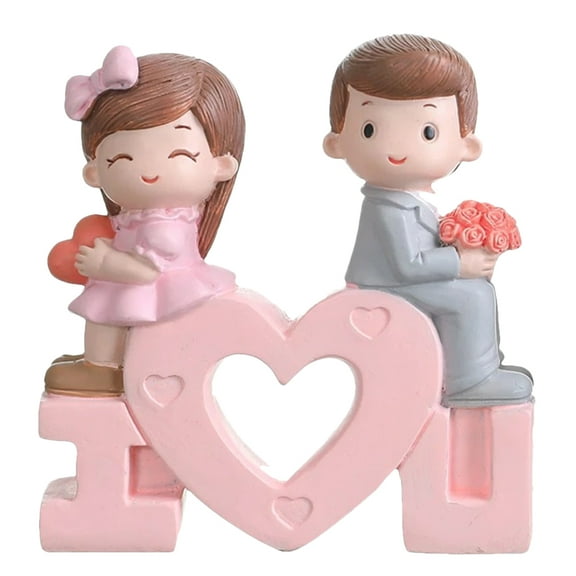 MLINS  Wedding Cake Decoration Bride and Groom Ornament Lovers