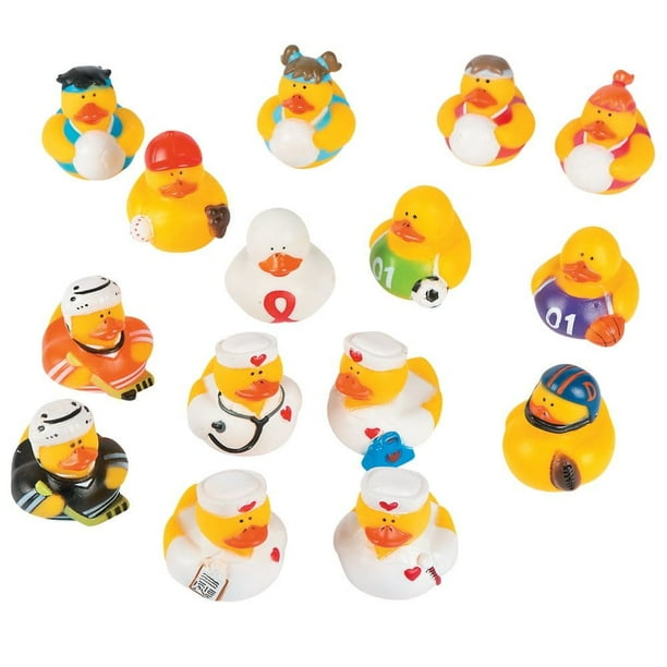 Healthy Heart Rubber Duck Asst 48 Party Favors 48 Pieces Walmart