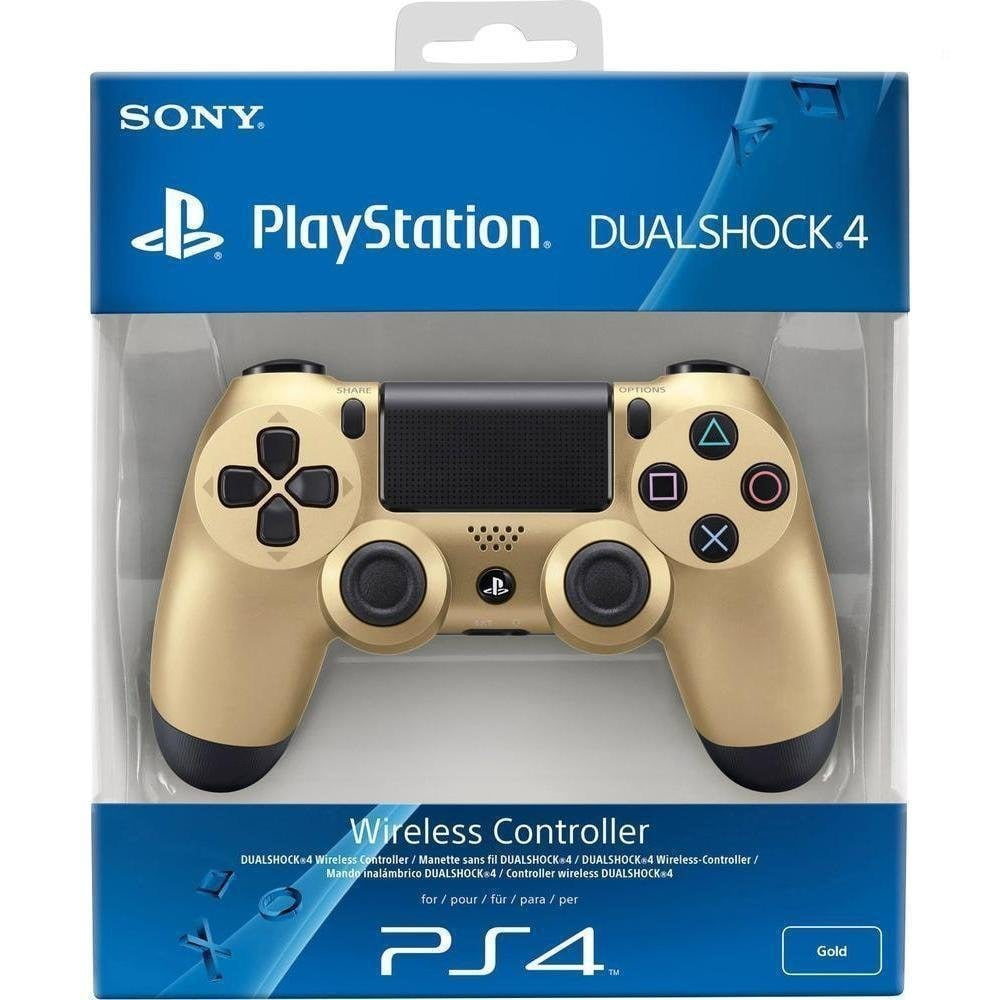 flydende jordskælv Aflede PlayStation 4 DualShock 4 Wireless Controller - PS4 - Gold - Walmart.com