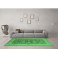 thumbnail image 3 of Ahgly Company Indoor Rectangle Oriental Emerald Green Traditional Area Rugs, 7' x 9', 3 of 4