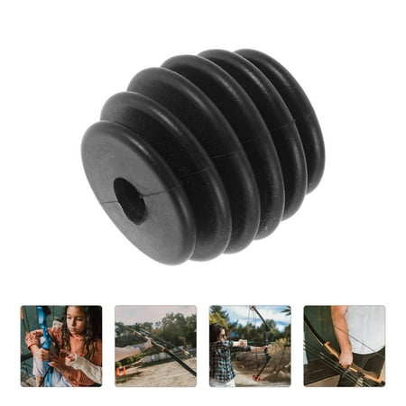 GOOHOCHY Bow Hunting Accessories Shock Absorb Bowstring Stabilizer Black