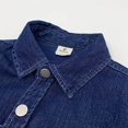 thumbnail image 6 of Boys Denim Shirts Button Down Blouse Long Sleeve V Neck Casual Tops with Pocket, 6 of 6