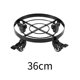 thumbnail image 3 of Inteprter Rodamiento de carga Rueda universal Soporte de flores móvil Polea Baño de pies de hierro forjado Rueda de barril de Toro de pie Maceta Jardín y Patio Numero 3 Inteprter HA024000-03, 3 of 4