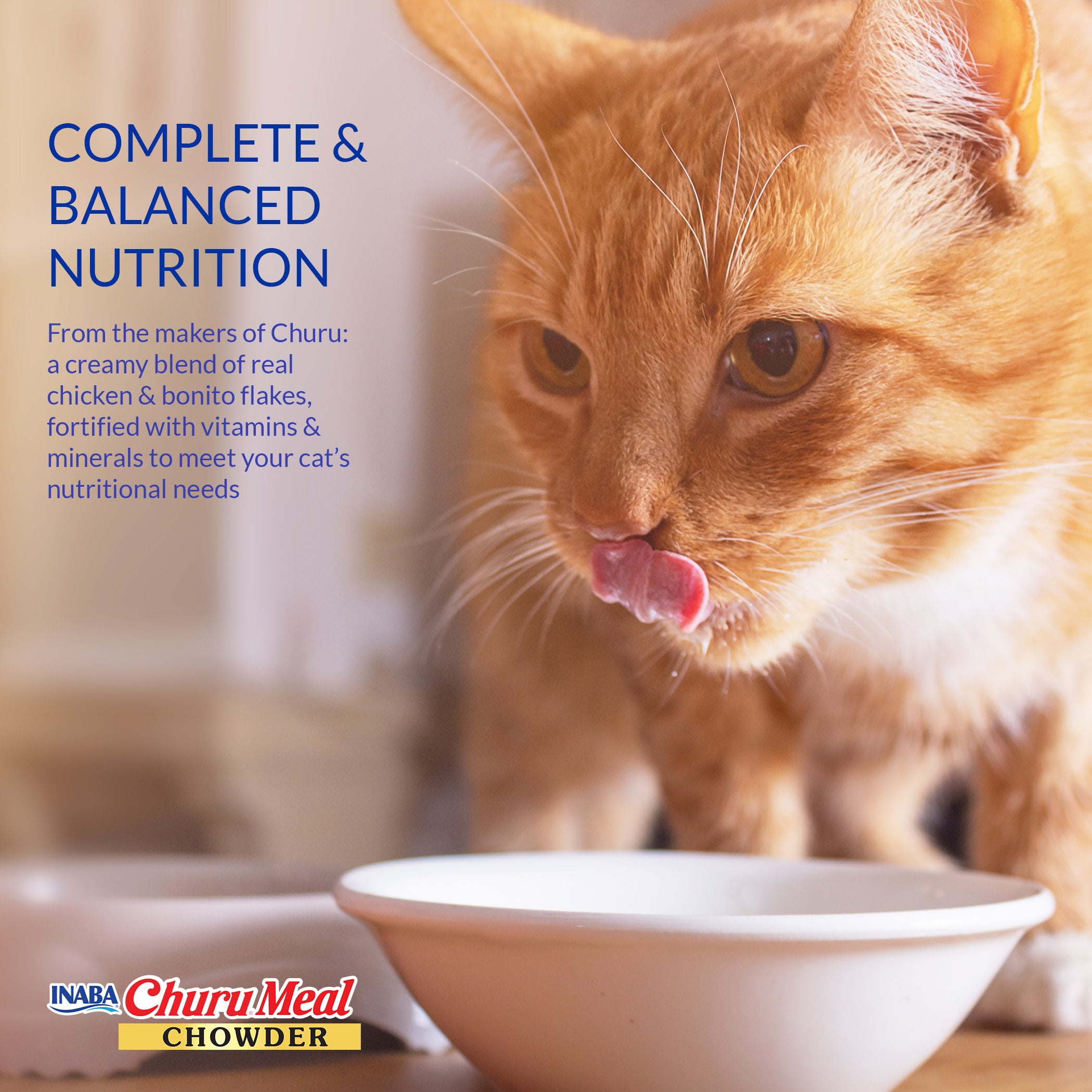 (2 pack) INABA Churu Meal Chowder Adult Wet Cat Food, 2.29 oz cup, 12-Count, Chowder & Pate Variety Pack