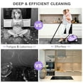 thumbnail image 6 of Spaco 2000W Heavy Duty Multi-purpose Steam Cleaner with Automatic Power Off and Child safety Lock, Steam Cleaner Mop with Detachable Handheld Unit, Purple, 6 of 10