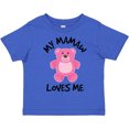 thumbnail image 3 of Inktastic Mamaw Loves Me Girls Bear Granddaughter Girls Toddler T-Shirt, 3 of 5