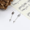 thumbnail image 4 of Valiant Hunter's Arrow Sterling Silver Dangle Earrings, 4 of 6