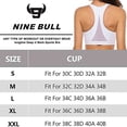 thumbnail image 5 of Sports Bras Underwear for Women Sports Bras Fitness Sports Bra Full Size Wine Red XL, 5 of 5