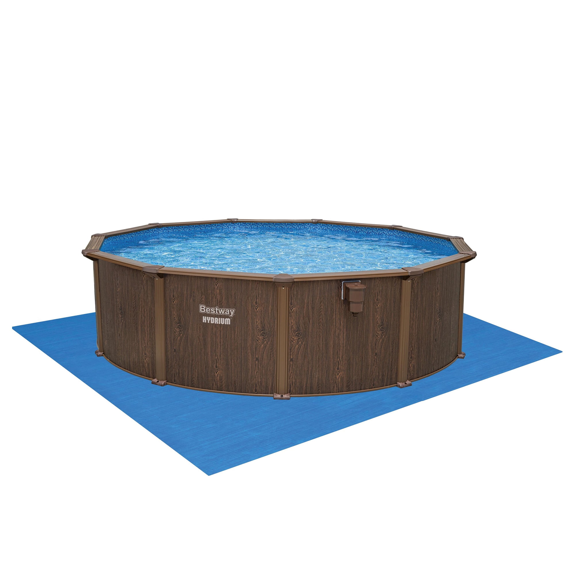 Bestway Hydrium Steel Wall Round Above Ground Pool - 16 x 52 in