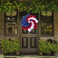 thumbnail image 4 of July 4th Wreath Americana Patriotic Wreath Handcrafted Memorial Day Wreath Festival Garland Decoration Front Door Wall Home Decor, 4 of 8