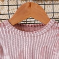 thumbnail image 5 of GYRATEDREAM Toddler Baby Girl Christmas Dress Long Sleeve Velvet Christmas Dress Birthday Wedding Dresses Fall Winter Clothes for 6M-3Y Pink, 5 of 8