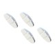 thumbnail image 3 of 4 pastillas de freno resistentes para bicicleta, repuesto de aleación de aluminio. Blanco, 3 of 9