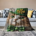 thumbnail image 5 of FCXZI Cute Cat Warm Cozy Decorative Flannel Blanket Multi-Purpose Gift 30*40in, 5 of 7