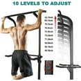 thumbnail image 4 of Ambifirner Sport Power Tower Workout Dip Station Pull Up Bar, Height Adjustable Multi-Function Dip Stand for Home Gym Strength Training Fitness Equipment, 4 of 7
