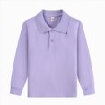 thumbnail image 5 of 3-4T Toddler Boys Dressy Shirts Long Sleeve Button Up Oxford Shirts 18Months to 17 Years Casual Solid Color School Uniform Kids Tops, 5 of 5