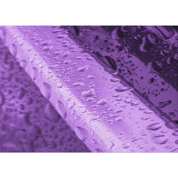 Ahgly Company Indoor Rectangle Patterned Heliotrope Purple Area Rugs, 8' x 10'