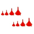 thumbnail image 1 of Oleegame 2PC Small Red Plastic Funnel 4 Set Of Simple Portable Household Funnel Oil Funnel Red, 1 of 9