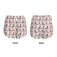 thumbnail image 4 of Disketp Cartoon Poodle Dog Print Women's Shorts Workout Shorts for Athletic Gym Running Shorts with Phone Pockets Large, 4 of 8