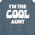 thumbnail image 3 of Instant Message - I'm The Cool Aunt - Women's Racerback Tank Top, 3 of 6