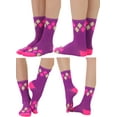 thumbnail image 3 of ToBeInStyle Women's Pack of 6 Fashion Printed Crew Sock - Edge Argyle, 3 of 7