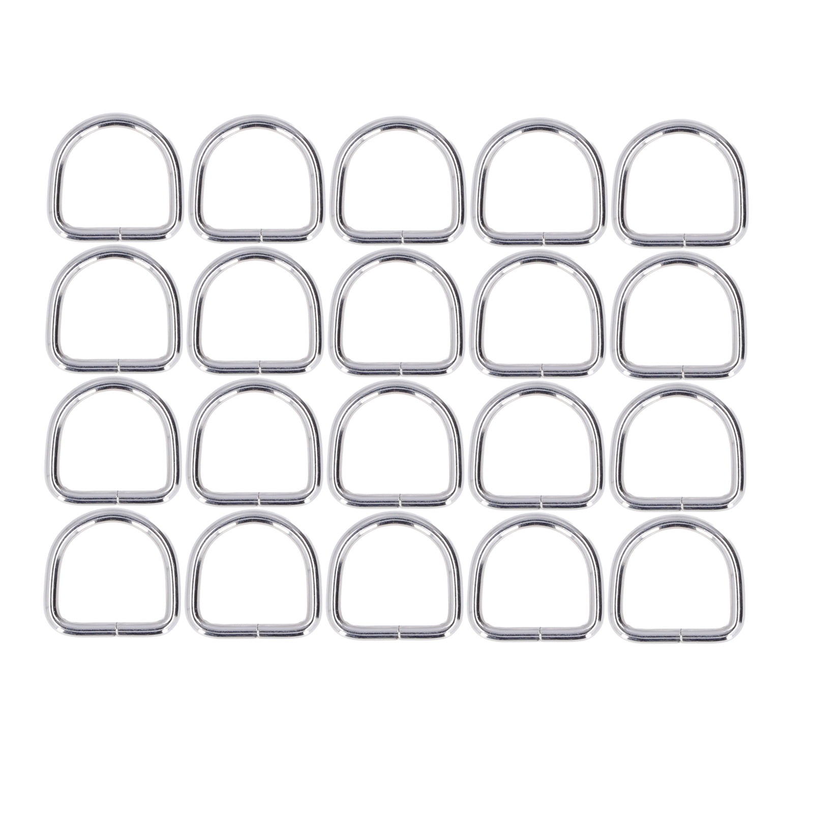 Domqga Small D Rings, Metal D Rings Premium Iron For Clothes For Shoes