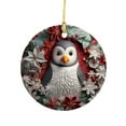 thumbnail image 2 of RKSTN Christmas Decorations Snowman Tree Ornament Round Hanging Ornament Christmas Decor, 2 of 3