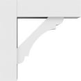 thumbnail image 3 of 5"W x 12"D x 12"H Standard Olympic Architectural Grade PVC Bracket with Block Ends, 3 of 11