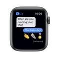thumbnail image 4 of Apple Watch Nike SE GPS + Cellular, 44mm Space Gray Aluminum Case with Anthracite/Black Nike Sport Band - Regular, 4 of 9