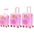 thumbnail image 1 of Maleta de equipaje giratoria de 18 pulgadas para niños, bolsa de equipaje de embarque rodante de 20 pulgadas, Maleta con ruedas, bolsa de carrito de viaje para niños, 1 of 3