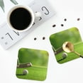 thumbnail image 4 of Yiaed golf ball after putting to the golf hole Print Leather Coasters for Drinks - Cup Coasters Coffee Table Kitchen Table Bar, Home & Office Gifts Handmade Drink Coasters-Square, 4 of 6