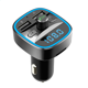 thumbnail image 1 of CHAO Puertos USB duales 5V/2.4A y 1A, cargador inalámbrico de música MP3 para coche, compatible con tarjeta TF/unidad flash USB, Bluetooth para coche, transmisor FM, reproductor adaptador de radio Blu, 1 of 5
