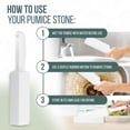 thumbnail image 5 of Powerstone Pumice Stone Toilet Bowl Cleaner with Handle (1-pack) - A Reliable and Harmless Solution for Cleaning Limescale Deposits & Hard Water Stains on Toilets, Grills, Tiles, Grout & Pools, 5 of 7