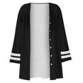 thumbnail image 4 of Vedolay Sweaters for Women Trendy 2023 Open Front Cropped Cardigan Sweaters Black,L, 4 of 4
