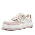 thumbnail image 5 of Zapatos casuales blancos de gran apariencia y populares que combinan con todo para mujer Zapatillas de suela gruesa de estilo coreano para verano y otoño, 5 of 5