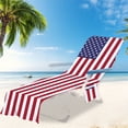 thumbnail image 6 of UttpKLBx Pool Set Beach Chair Cover With Side Pockets,Microfiber Chaise Chair Towel Cover for Sun Lounger Pool Sunbathing Garden Beach Hotel,Easy To Carry Around Holiday Decorations (B), 6 of 6