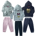 thumbnail image 1 of Kit 3 Conjuntos Sudadera y Pants Disney Minnie y Daisy NiÃ±a Talla 2 aÃ±os Disney Playeras y Tops para niÃ±as, 1 of 5