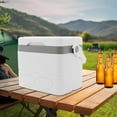 thumbnail image 2 of Portable Small Insulated Cooler with Handle, 2.25Gal Lightweight Compact Cooler Box for Picnics Camping Beach, Outdoor Enthusiasts Cooler Bag, Leakproof Design, 2 of 9