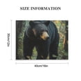 thumbnail image 3 of Black bear, forest Canvas Wall Decor For Bedroom Fashion Kitchen Wall Pictures Living Room Bedroom Home Office Wall Decor Ready to Hang, 3 of 6