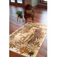 thumbnail image 6 of Furnish My Place Cabin Lodge Rug - 3 ft. 6 in. x 5 ft. 6 in., Multicolor, Exotic Reindeer Rug with Elaborate Borders, Jute Backing. Country Interior Decor, 6 of 10