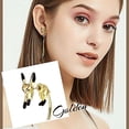 thumbnail image 2 of Pendientes de zorro con cola larga para mujeres, adolescentes y niñas, pendientes colgantes de temperamento moderno, joyería, regalo de Navidad BANYUO  Hogar, 2 of 5
