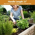 thumbnail image 2 of BsBsBest Weeding Tool, Hoe Cultivator 2 in 1 Garden Tools, 31 inch Weeder Hand Tiller Weeding Rake for Yard Lawn Gardening Digging Planting, 2 of 7