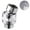 A, variant on Faucets,Shower Head Swivel Adapter, 360° Adjustable Stainless Steel Ball Joint with G1/2 Connection, No Tool Installation Shower Arm Extension for Most Rainfall Shower Heads