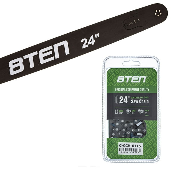 8TEN 24" Chainsaw Bar & Chain .050 3/8 84DL for Stihl Homelite MK1010357
