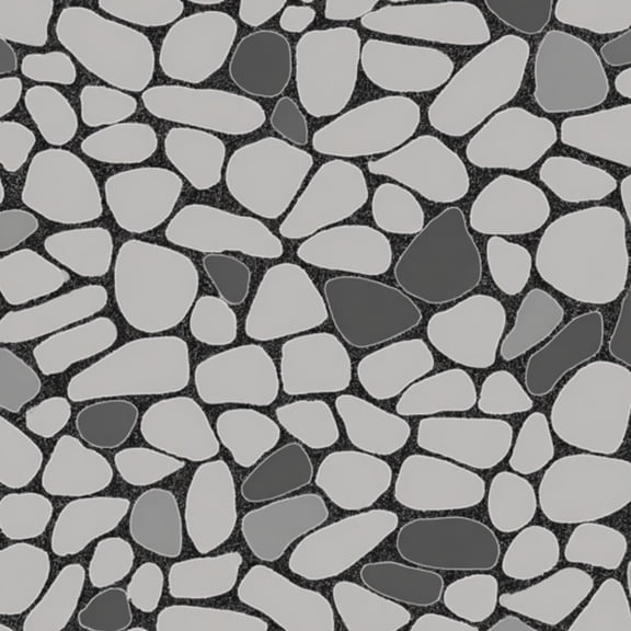 Peel and Stick Wallpaper Abstract Pebble Mosaic Light Gray Dark Gray Style 24in x 118in Contact Paper Removable Self Adhesive Wall Mural Wall Decor for Bedroom Kitchen Cabinets