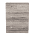 thumbnail image 5 of GZXS Dresser for Bedroom with 6 Storage Drawers, Chest of Drawers, Clothes Organizer for Hallway, Entryway, Gray, 5 of 10