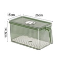 thumbnail image 1 of Food Containers for Refrigerator Freezer Food Organizer Drawer with Lid & Handle, 1 of 2