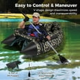 thumbnail image 7 of Infans Inflatable Float Tube w/ Flippers Fish Ruler Rod Holder Storage Pockets Pump, 7 of 7