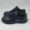 thumbnail image 4 of New Balance 813 Sneakers Mens 10 D Black Leather Lace Up Walking Comfort Shoes, 4 of 6
