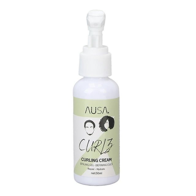 Crème définissante pour cheveux bouclés, crème hydratante à l'élastine pour cheveux bouclés, crème coiffante et élastique